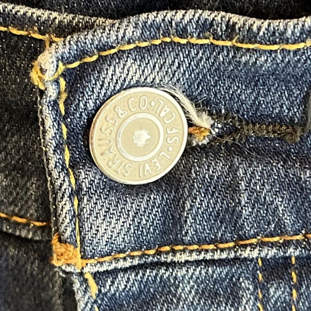 Levis 511 Jeans Mens 34x34 Blue Denim Cotton Stretch